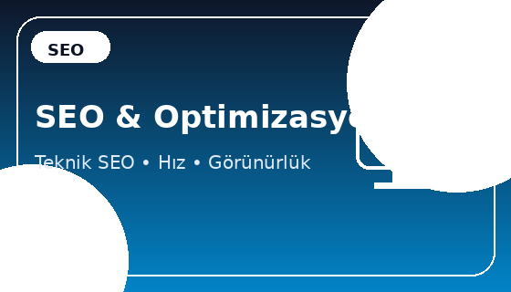 SEO ve Web Optimizasyonu görseli