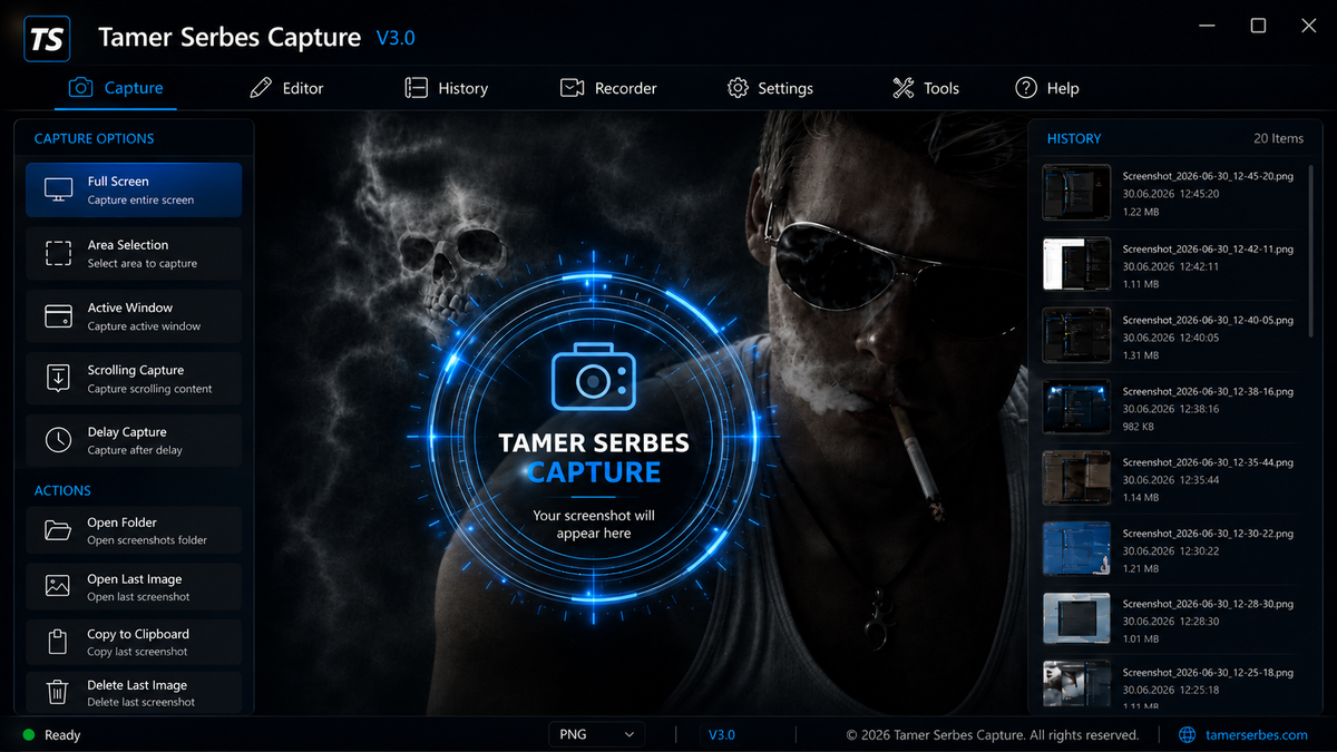 Tamer Serbes Capture V3.0 görseli